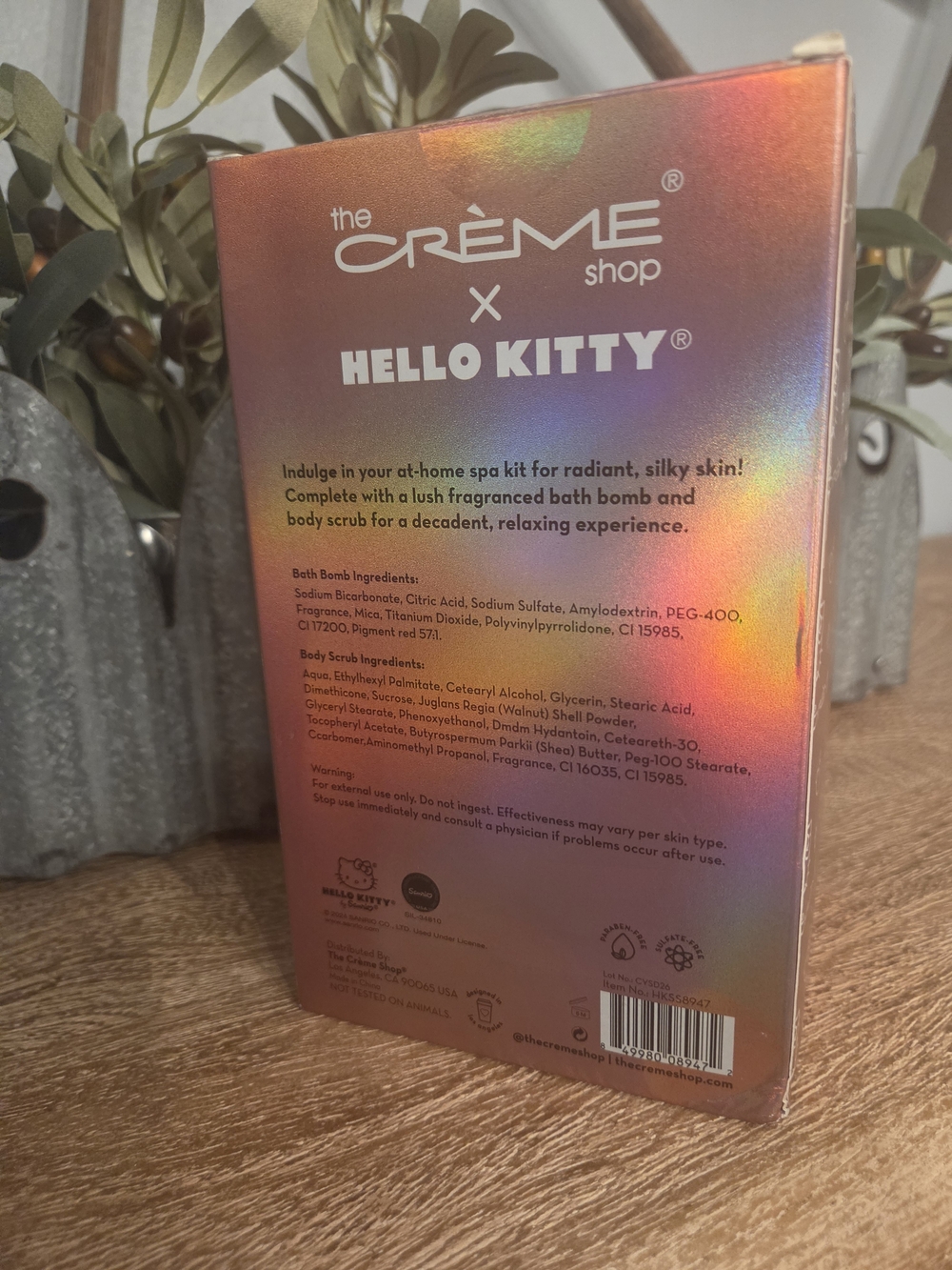 The Crème Shop Hello Kitty Peach Silky Skin Spa Set - Pink & Peach - Picture 2 of 6
